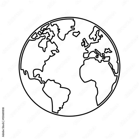 Vector Map of World Continents 的图像结果