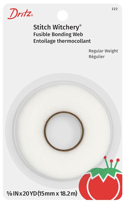 Snapklik.com : STITCH WITCHERY FUSIBLE BONDING WEB WHITE REG WGHT 20YD
