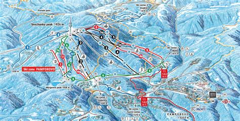 Piste map for Pamporovo | FindSkiHolidays.com
