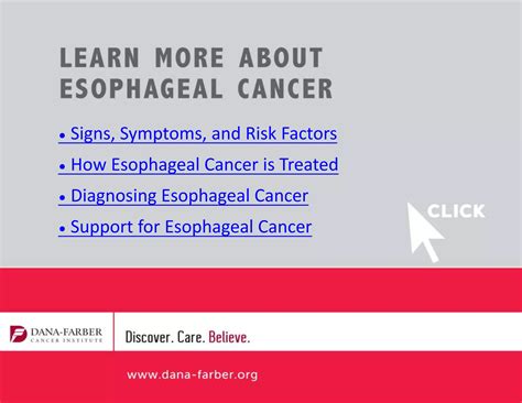 Signs and Symptoms of Esophageal Cancer | PPTX