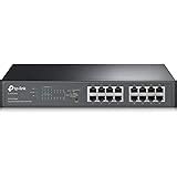 TP-Link Jetstream 16 Port Gigabit PoE Switch | 16 PoE+ Ports @192W, w ...