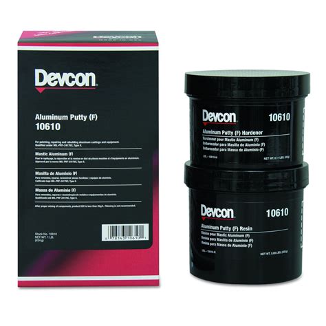 得复康DEVCON Aluminum Putty(F) 铝修补剂（F）-(Devcon F, Devcon 10610)是一种铝填充的环氧修补 ...