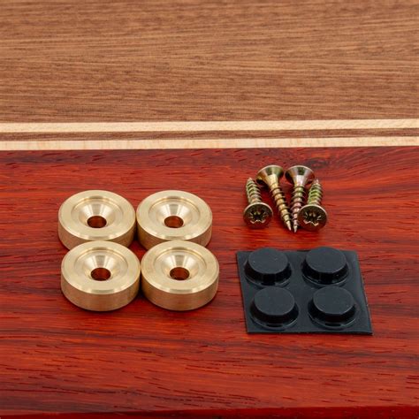 Rubber Feet 12Pcs Cutting Board Feet Non Slip Bumpers W Screws Black ...