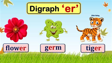 ER Digraph | ER Sound Words | er words | Phonic er | Read and Learn ...