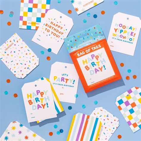 Mini Bag of Tags - The Birthday Party Project | Party projects, Joy ...