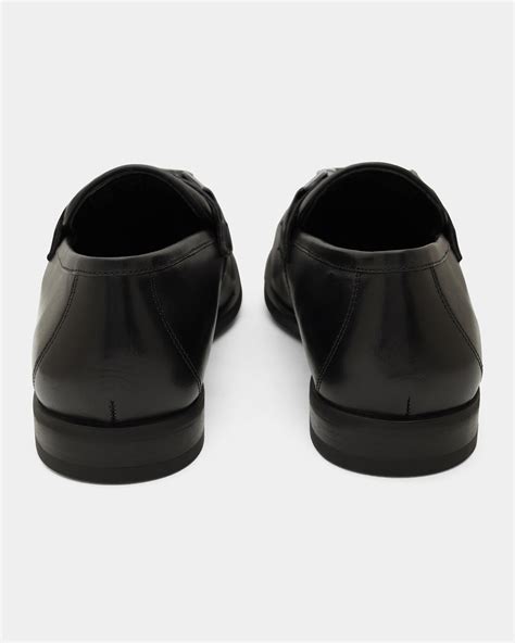 Buy Black Solid Loafers Shoes Online at Blackberrys