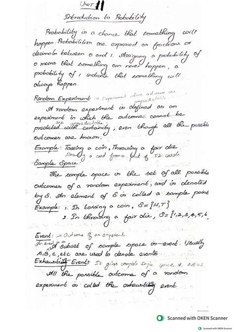 ME Unit 2 - Probability and Random process - UNIT Introduction to ...