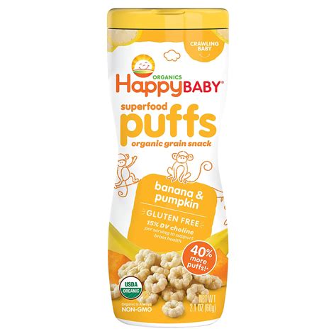 Happy Baby Organics Organic Banana Puffs - Shop Toddler Food at H-E-B