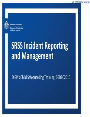 Fillable Online SRSS Incident Reporting Fax Email Print - pdfFiller