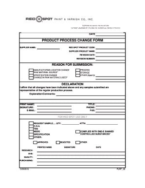 Image result for Process Change Form