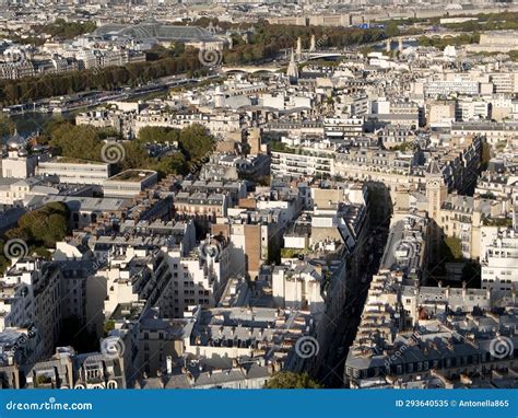 Paris Cityscape from the Eiffel Tower, France Stock Image - Image of cityscape, paris: 293640535