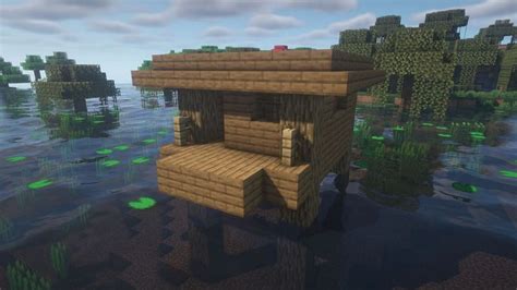 Image result for Minecraft Swamp Hut Tutorial