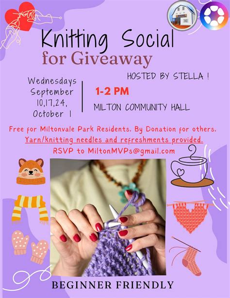 Knitting Social, 7 A New Glasgow Road -Rte 224 、 Milton, PE, Canada ...