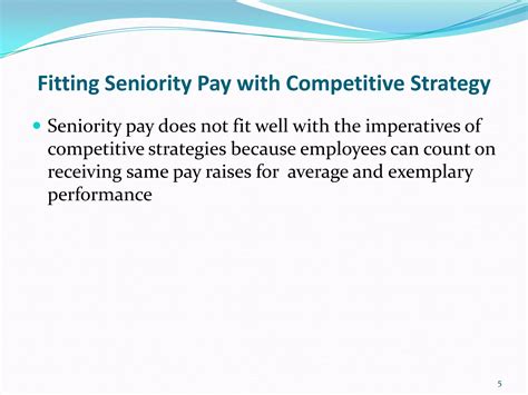 Seniority & Longevity Pay by Dr. G C Mohanta | PPTX