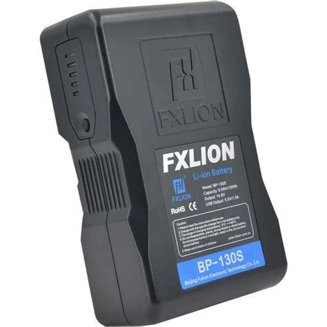Buy Fxlion FX-BP130S Cool Black Series 130Wh 14.8V V-Mount Battery at ...
