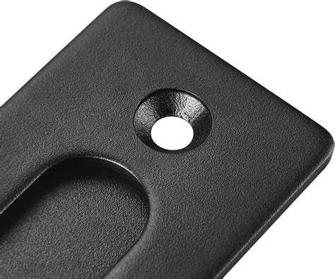 Buy FaithLand 12 Heavy Duty Pull and Flush Door Handle Set in Black ...