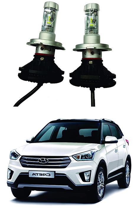Glass LED HID Head Light for Hyundai Creta Car X3 Car Headlight/Fog ...