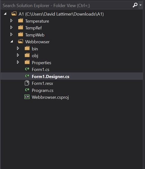 Visual Studio Open Design View 的图像结果