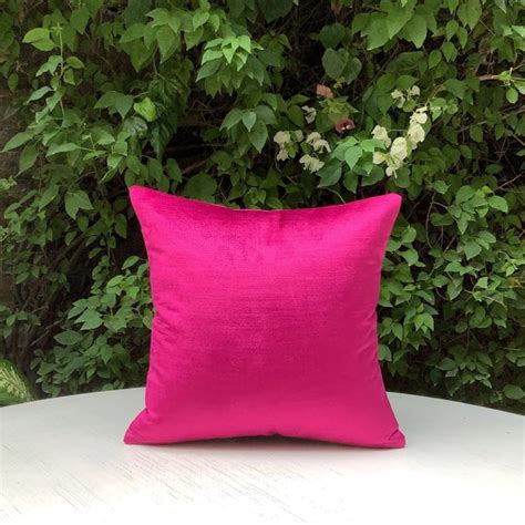 Hot Pink Modern Opulent Fuchsia Cushion Cover by Studio Covers