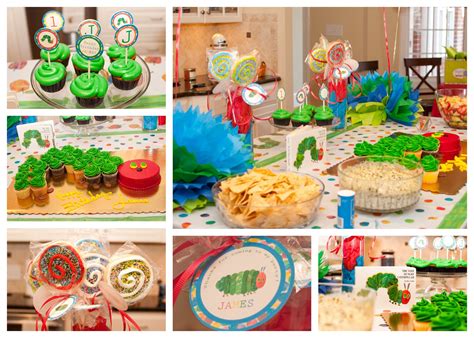 The Very Hungry Caterpillar First Birthday Party - The Thrifty Abode