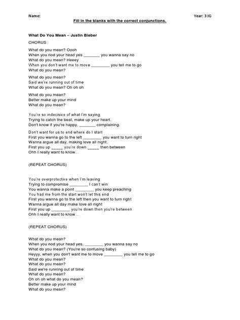 Image result for Conjunctions Song