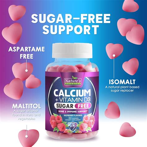 Nature'sNutrition Calcium Supplement Gummies - Sugar Free Calcium India ...