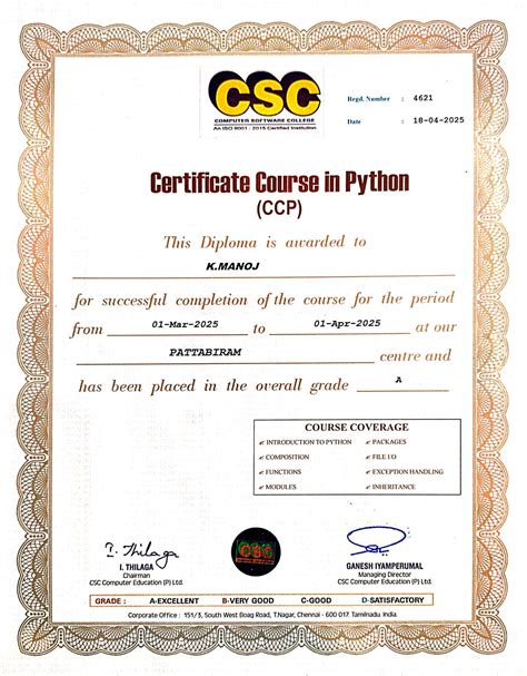 CSC Python Course 的图像结果