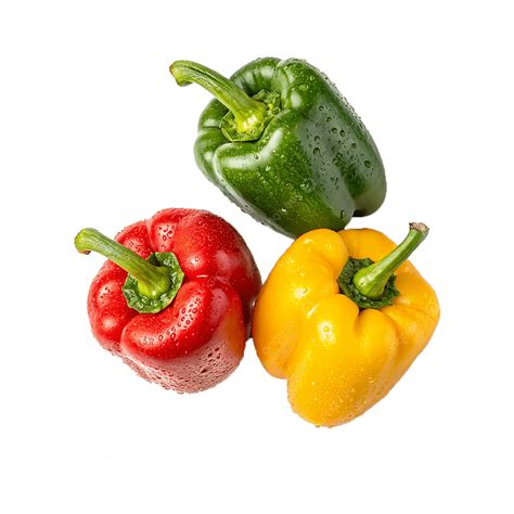 Three Green Red Yellow Bell Pepper Images, Bell, Capsicum, Sweet Pepper ...