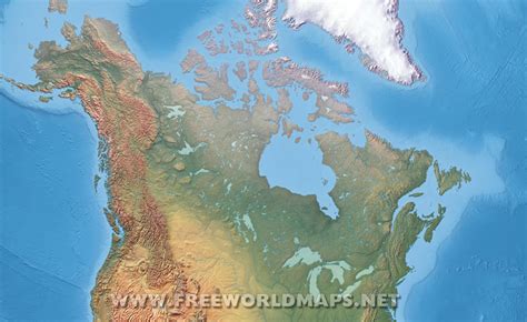 Canada Physical Features Map Diagram | Quizlet