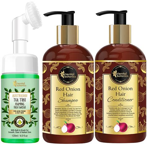 Buy Oriental Botanics Red Onion Combo | Shampoo + Conditioner (300ml ...