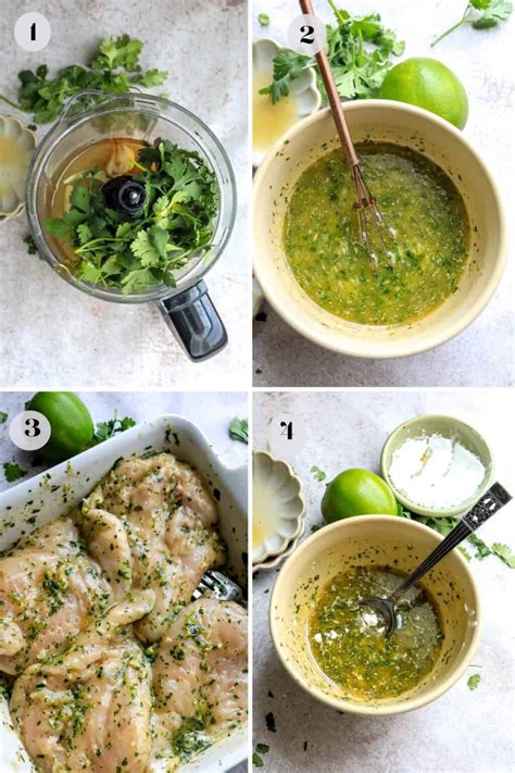Cilantro and Lime Chicken Marinade - Sailor Bailey
