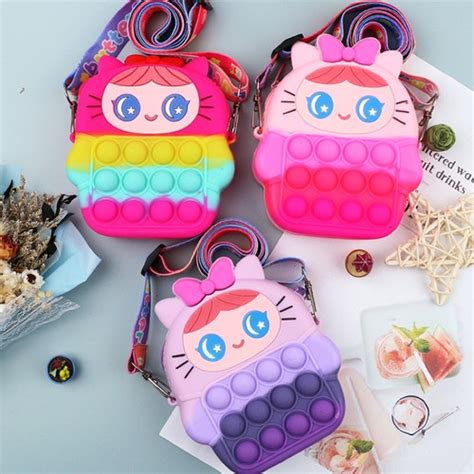 Jual Tas Selempang Pop It Rainbow Anak Sling Bag Dompet Unicorn Anak ...