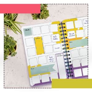 Doodle | The Happiness 2023 Wiro Bound Planner with Sticker Sheets | A5 ...