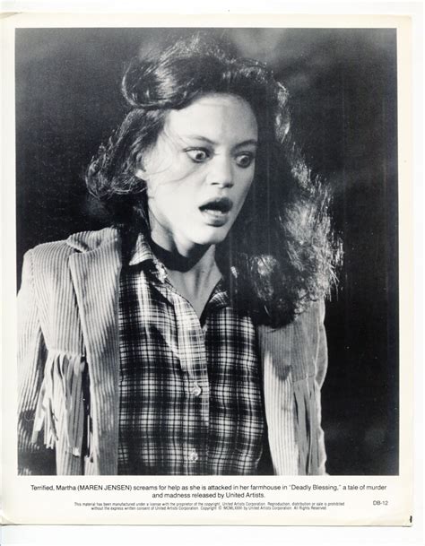 Deadly Blessing-Maren Jensen-8x10-B&W-Still: Photograph | DTA Collectibles