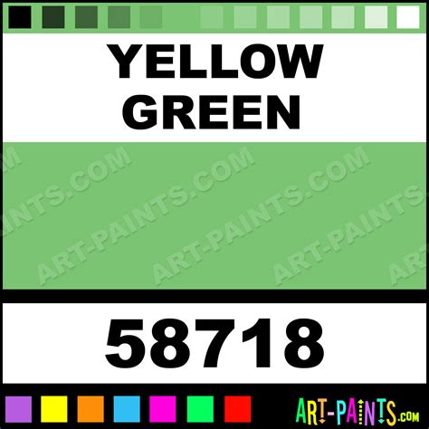 Yellow Green Whole Pan Watercolor Paints - 58718 - Yellow Green Paint ...