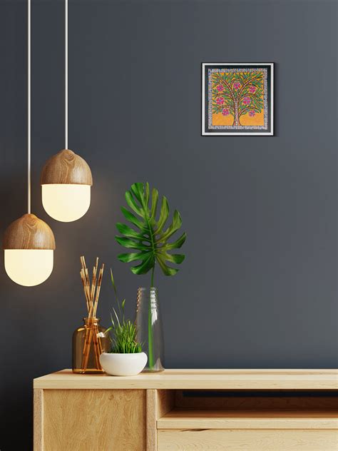 Nature's Tapestry | Vibrant Madhubani Painting | Indian Handicrafts