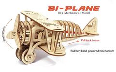 Buy Funvention Bi-Plane - DIY Mechanical Model - Build your own Biplane ...