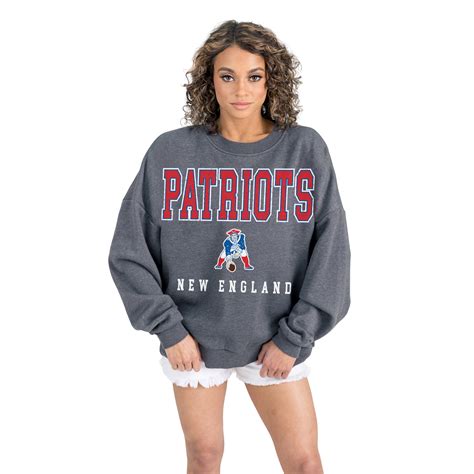 Women's Gameday Couture Charcoal New England Patriots Bring Your Energy ...