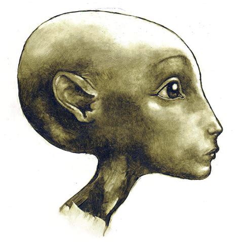 Alien Head Side Profile 的图像结果