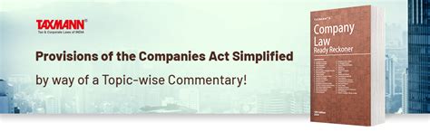 Buy Taxmann's Company Law Ready Reckoner – Topic-wise commentary on 40 ...