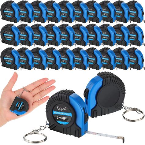Kigeli 50 Pcs 6ft/2 Meter Mini Measuring Tape Keychains Small Tape ...