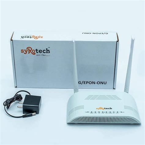 Syrotech XPON (EPON and GPON) Optical Network Terminal (ONU) with 1 GE ...