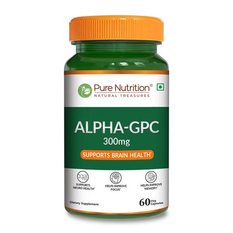 Alpha-GPC 300mg – Brain Function, Focus & Cognitive Clarity – Pure ...