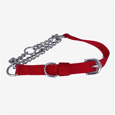 RED Choke Collar 1 Inch for Medium and Large Dogs – Indihopshop