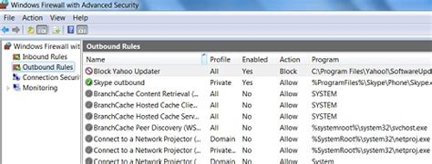 Image result for Windows Firewall Outbound Rules