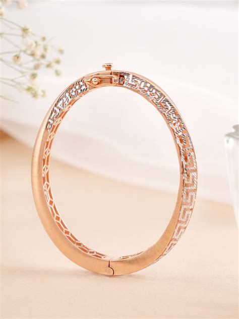 Versace Rose Gold Kada | Sri Anu Jewellers