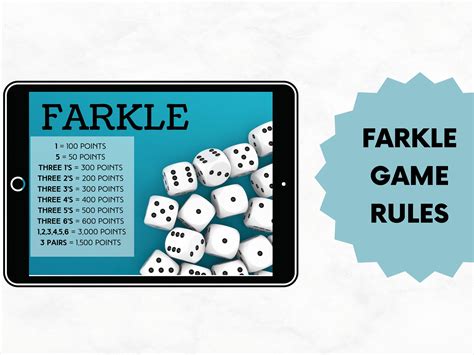 Free printable farkle rules printable - vataalt