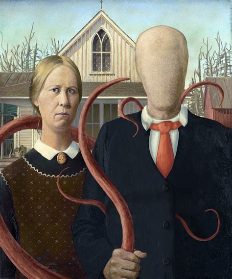 Art Parody American Gothic