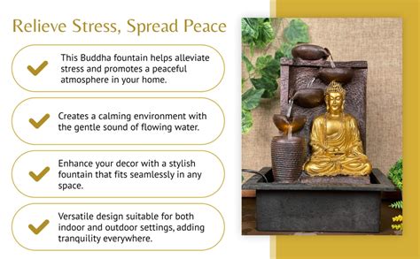 Raj gharana Arts and Crafts Buddha Water Fountains /Indoor Water ...