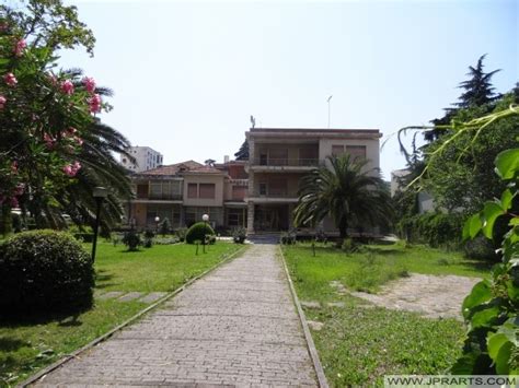 Villa Of Enver Hoxha In The Blloku Old Residential Area Of Tirana, Albania.
